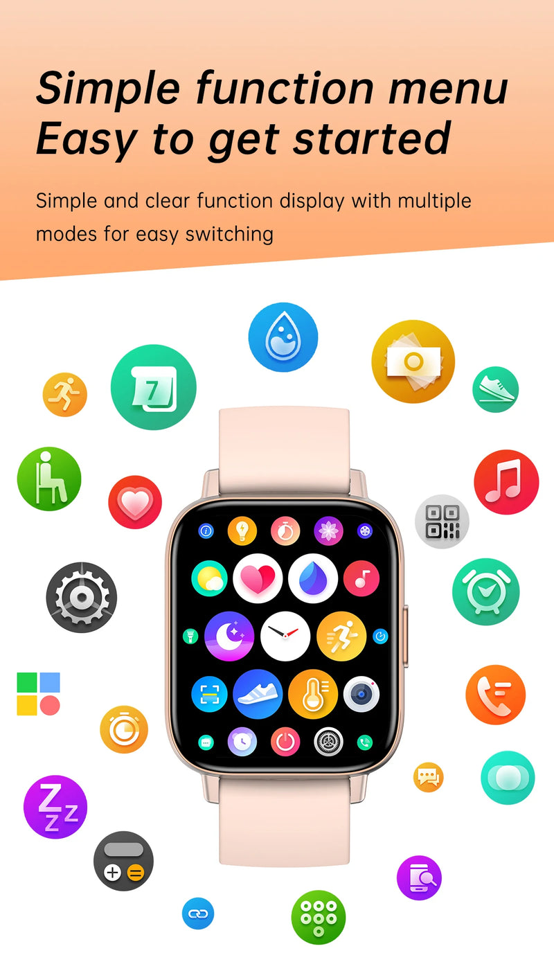 Smartwatch Moderno – Controle Sua Saúde e Estilo Diariamente