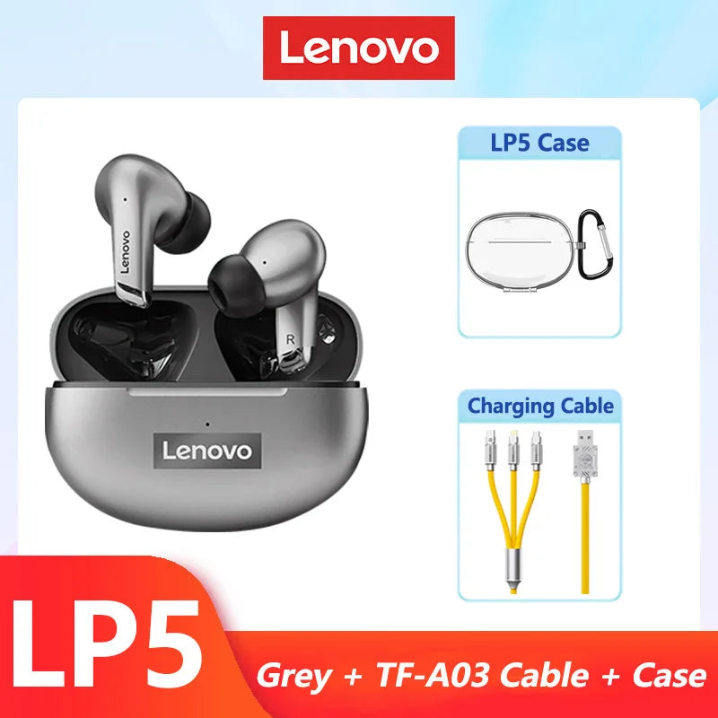 Fones de Ouvido Lenovo LP5 – Sua Música, Sua Vibração