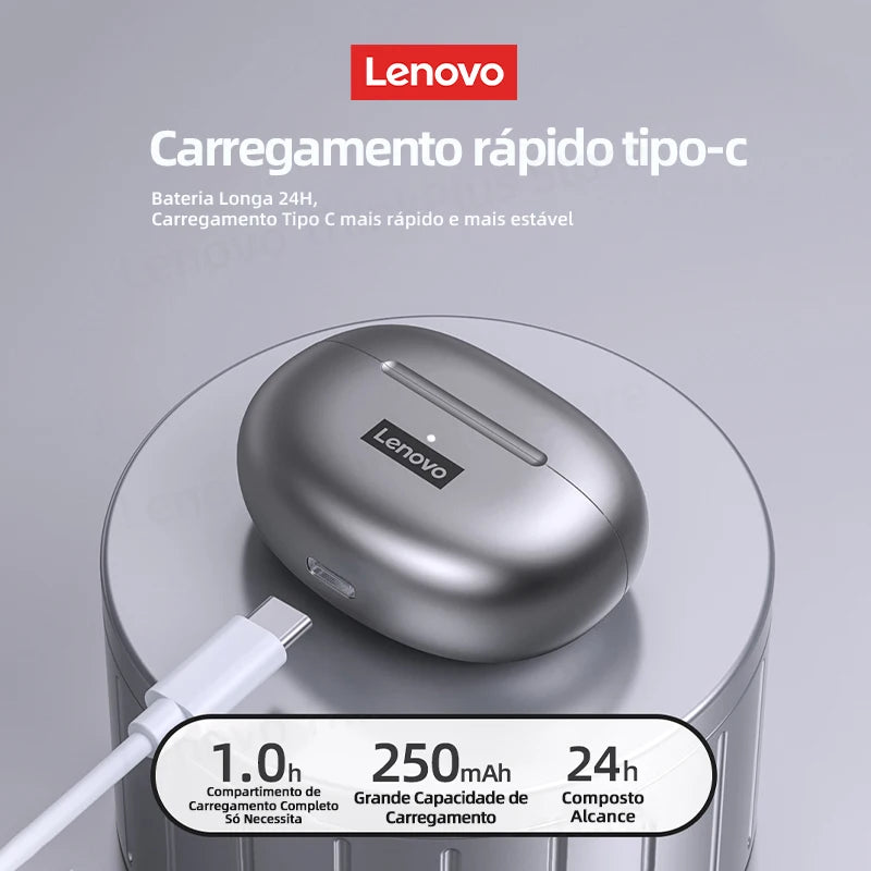 Fones de Ouvido Lenovo LP5 – Sua Música, Sua Vibração