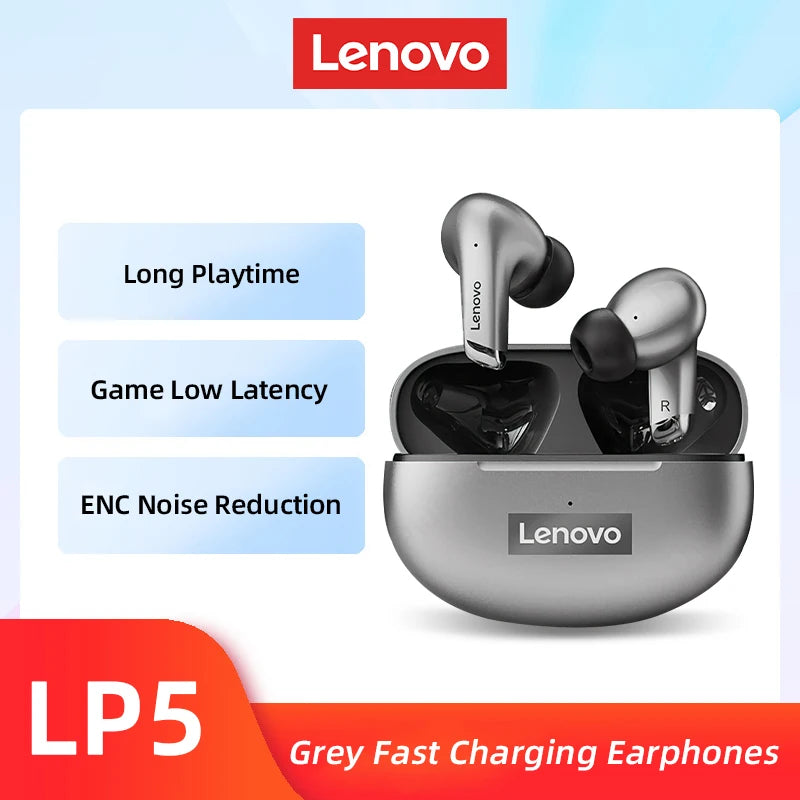 Fones de Ouvido Lenovo LP5 – Sua Música, Sua Vibração